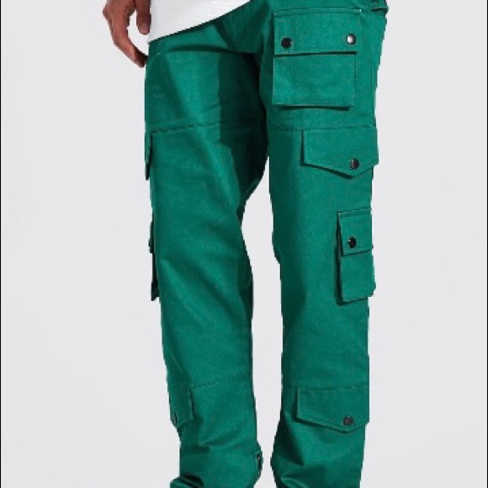 FIXED WAISTBAND RELAXED TWILL
CARGO TROUSERS